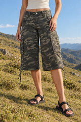 Camo Cargo Bermuda Pants