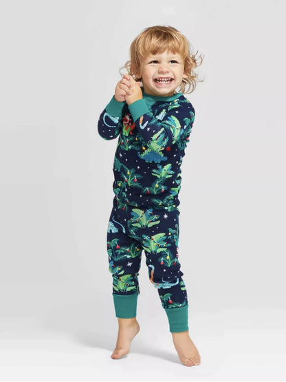 Christmas Dinosaur Family Pajama Set