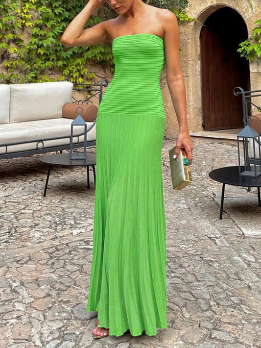 Fitted Strapless Sheath Dress