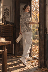 Printed Loose Round Neck T-shirt
