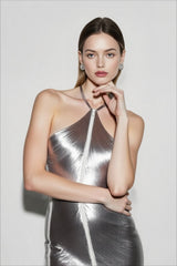 Chic Tassel Halter Backless Cocktail Dress