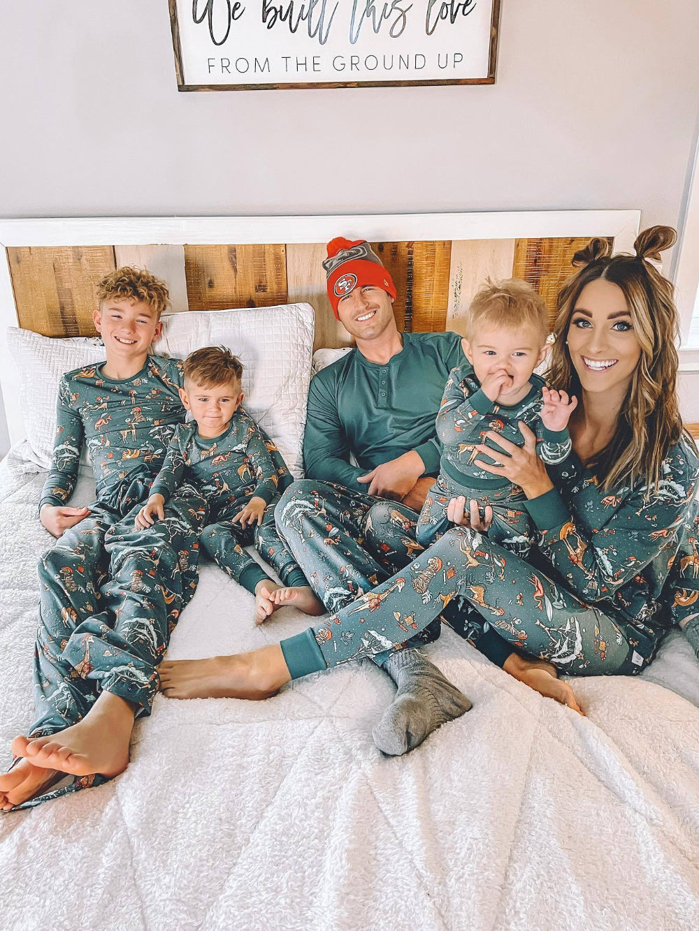Cute Animal Matching Family Christmas Pajamas