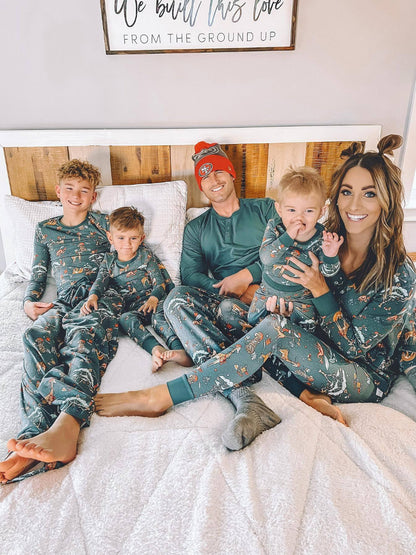 Cute Animal Matching Family Christmas Pajamas