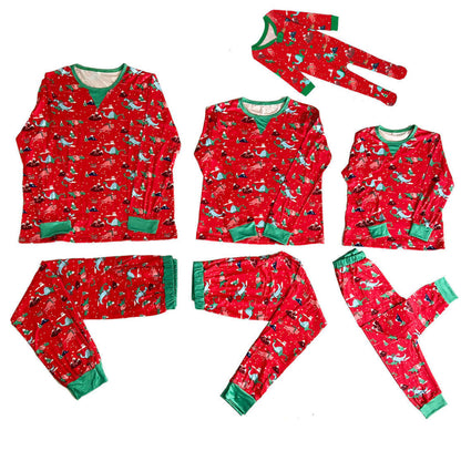 Cute Dinosaur Matching Family Pajamas
