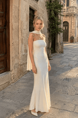 Sexy Strapless Mermaid Maxi Dress