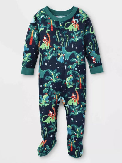Christmas Dinosaur Family Pajama Set