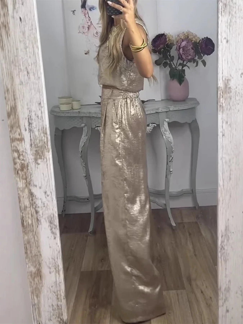 Casual Vest and Trousers Set