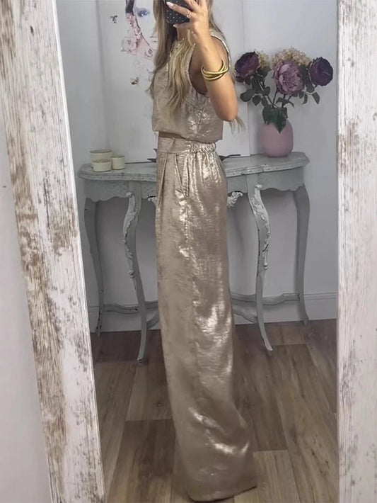 Casual Vest and Trousers Set