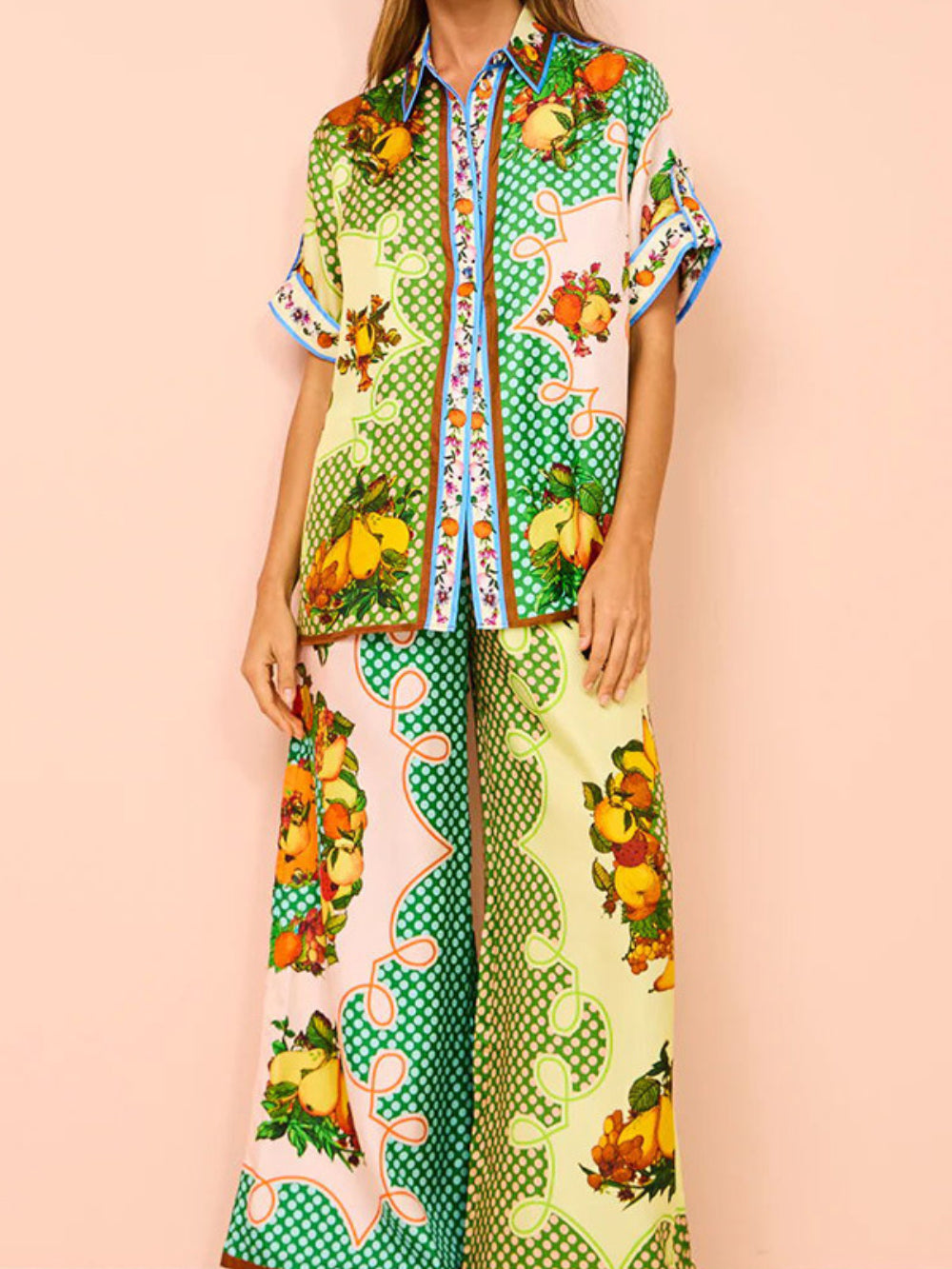 Multicolor Lemon Graphic Shirt