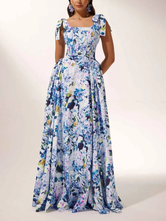 3D Cutout Ethereal Maxi Dress