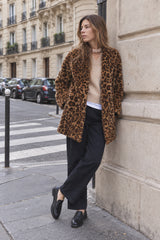 Sexy Animal Faux Fur Coat