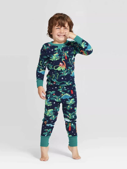 Christmas Dinosaur Family Pajama Set