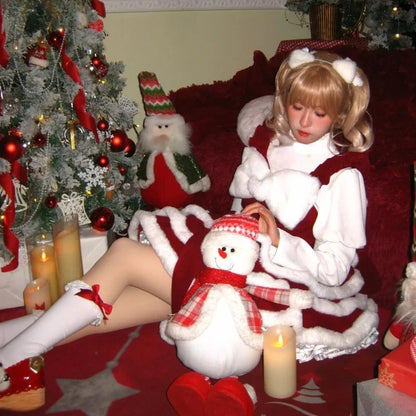 Red Lolita Christmas Two-Piece Set
