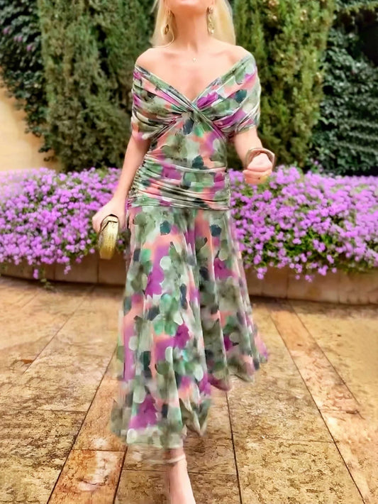 Mesh Floral Dress