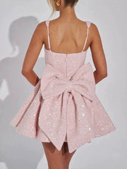 Elegant Big Bow Party Dress