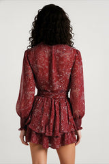 DressBetty - Spring Vintage Perspective Floral Print Dress