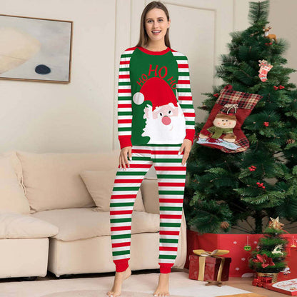 Family Matching Xmas Stripe Pajamas