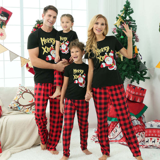 Red Plaid Family Pajama Set