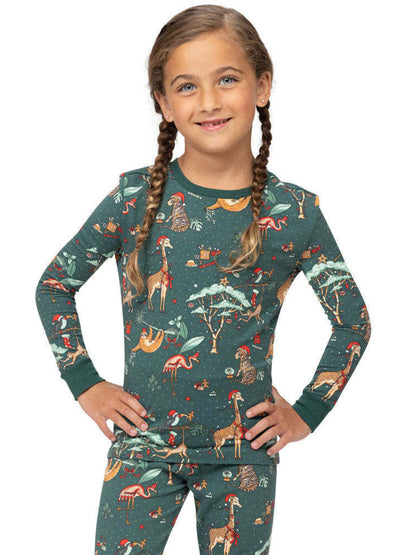 Cute Animal Matching Family Christmas Pajamas