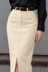 Effortless Slit Graceful Maxi Skirt