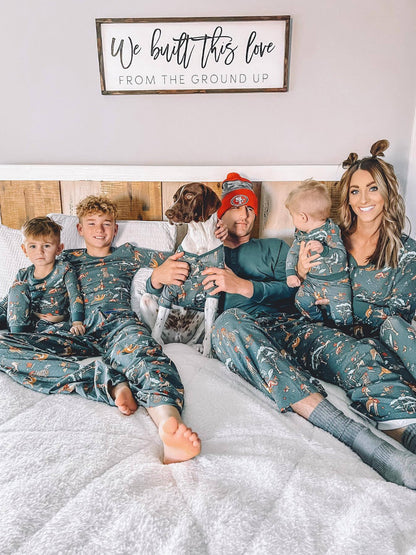 Cute Animal Matching Family Christmas Pajamas