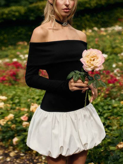 Bud Off-shoulder Mini Dress