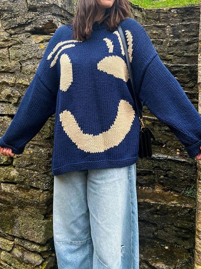 Feel Good Slogan Knit Sweater