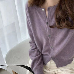 Women’s Cashmere Single-Breasted Cardigan