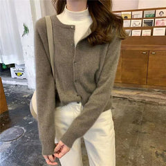 Women’s Cashmere Single-Breasted Cardigan