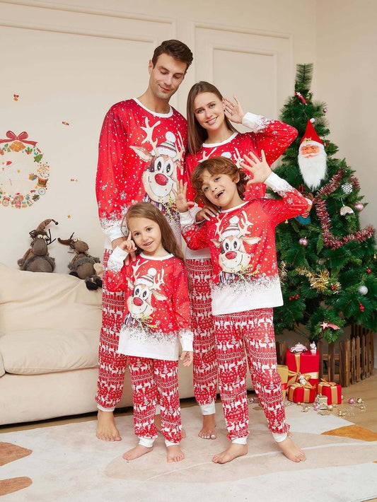 Snow Elk Family Pajamas
