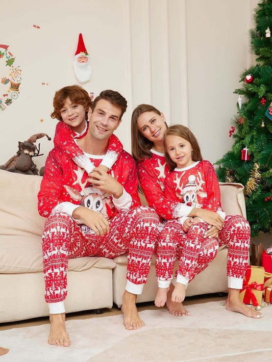 Snow Elk Family Pajamas