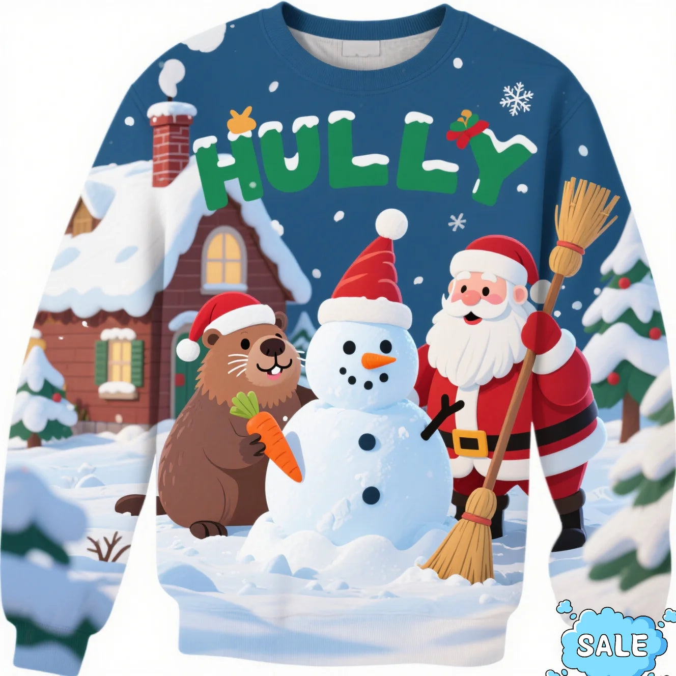 Capybara Christmas Sweater