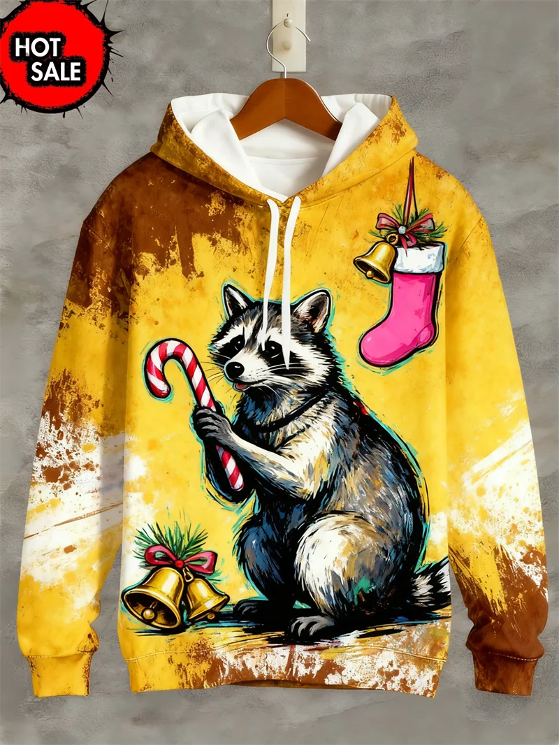 3D Print Christmas Animal Hoodie