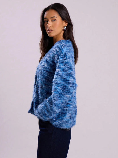 Long Sleeve Button Knit Sweater