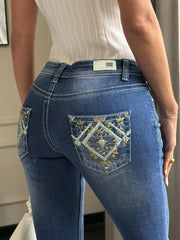 High Waist Plus Size Flare Jeans