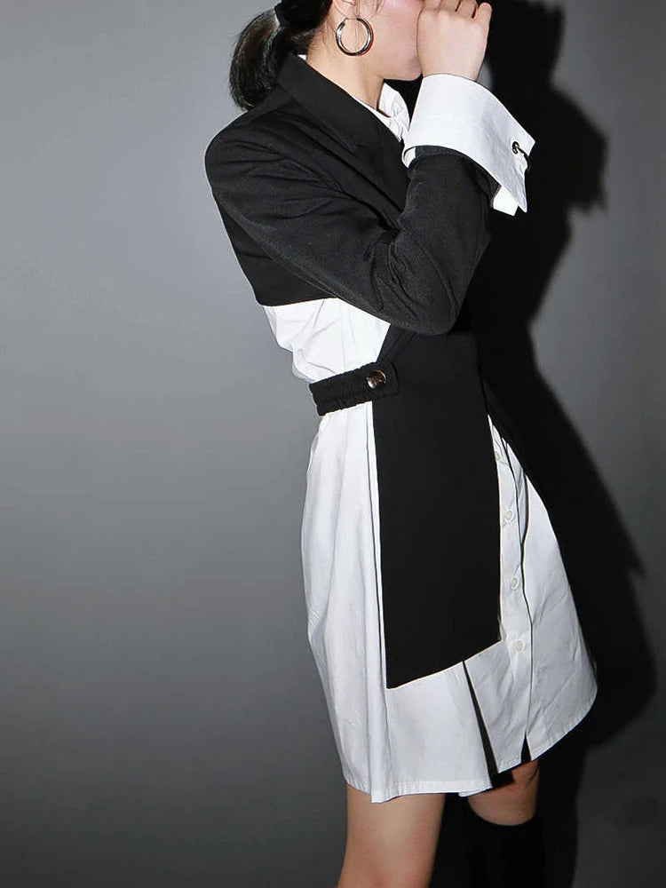 Black Cross Split Blazer