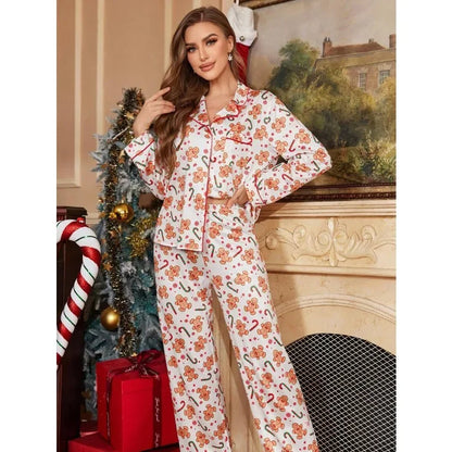 Cartoon Christmas Pajama Set