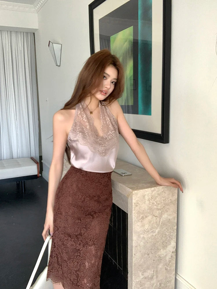 Vintage French Style Pencil Skirt