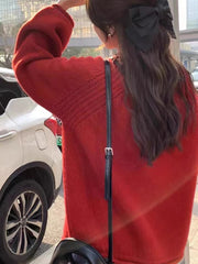 Loose Knit Pullover Sweater