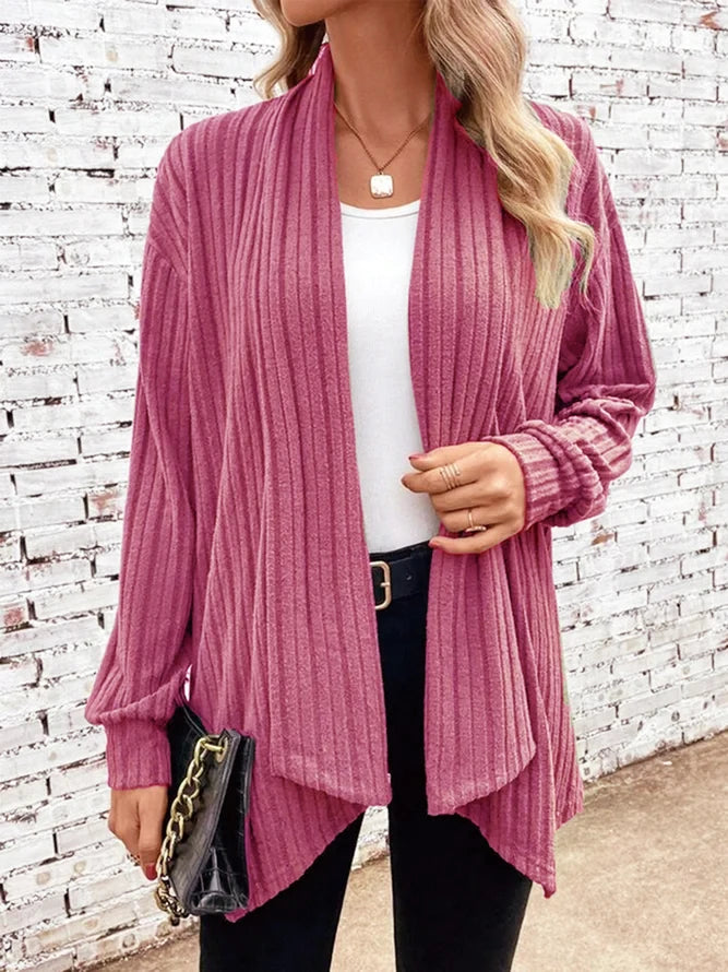 Loose Long Sleeve Knit Cardigan