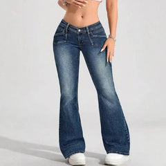 Low Waist Flare Jeans