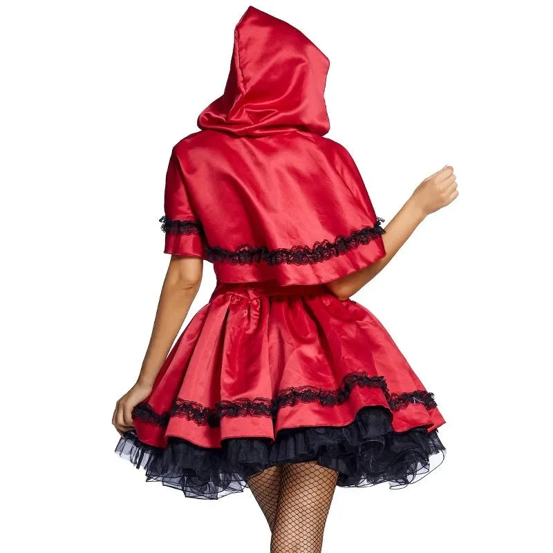 Goth Red Riding Hood Dress