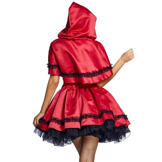 Goth Red Riding Hood Dress
