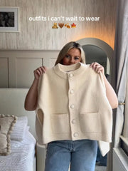 O-Neck Knit Cardigan