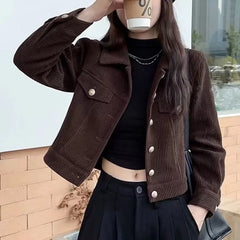 Slim Fit Corduroy Jacket