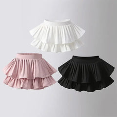 Girls Pleated Cake Skirt