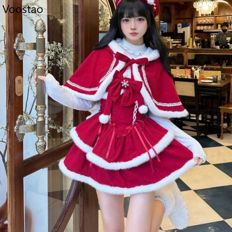 Sweet Christmas Lolita 3-Piece Set