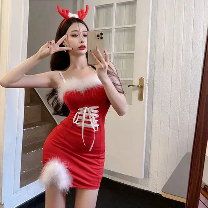 Rudolph Cosplay Performance Dress