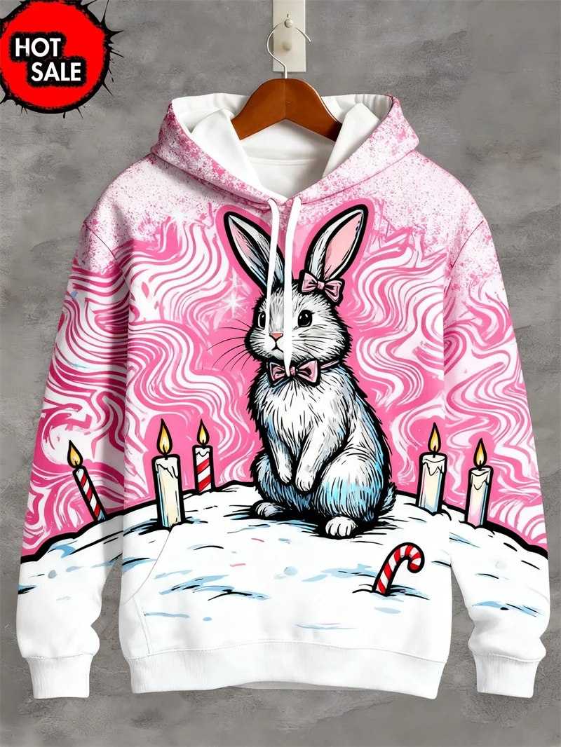 3D Print Christmas Animal Hoodie