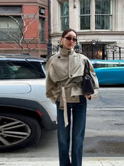 Vintage Stand Neck Jacket